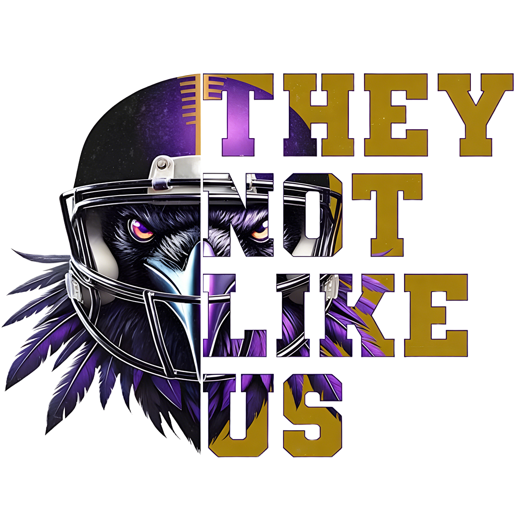 They Not Like Us Football Sticker
