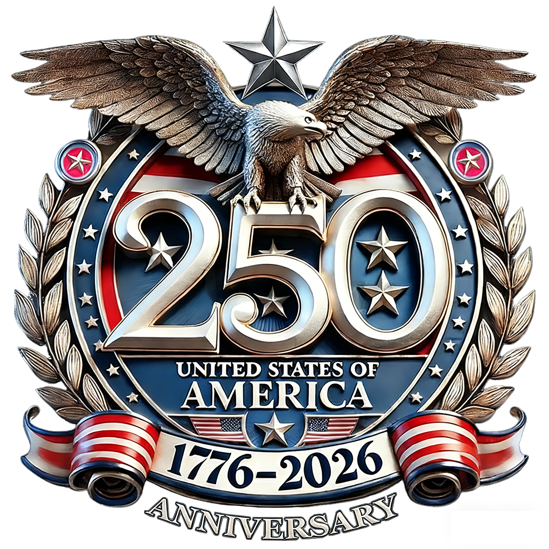 USA Eagles 250th Anniversary Semiquincentennial 1776-2026 Car Window Decal Sticker 