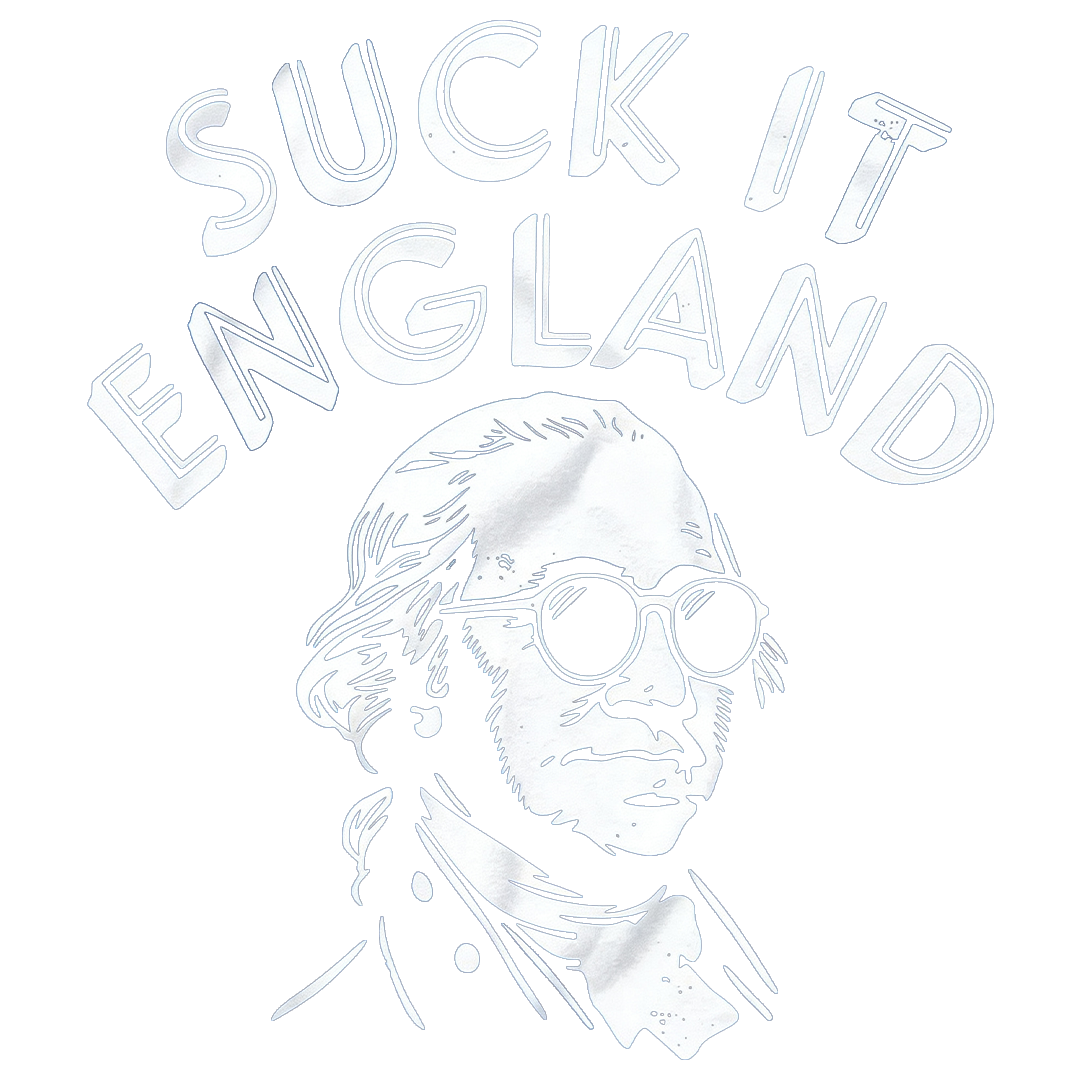 Suck It England Patriotic Car Decal – Funny 1776 Rebel Spirit Window Sticker
