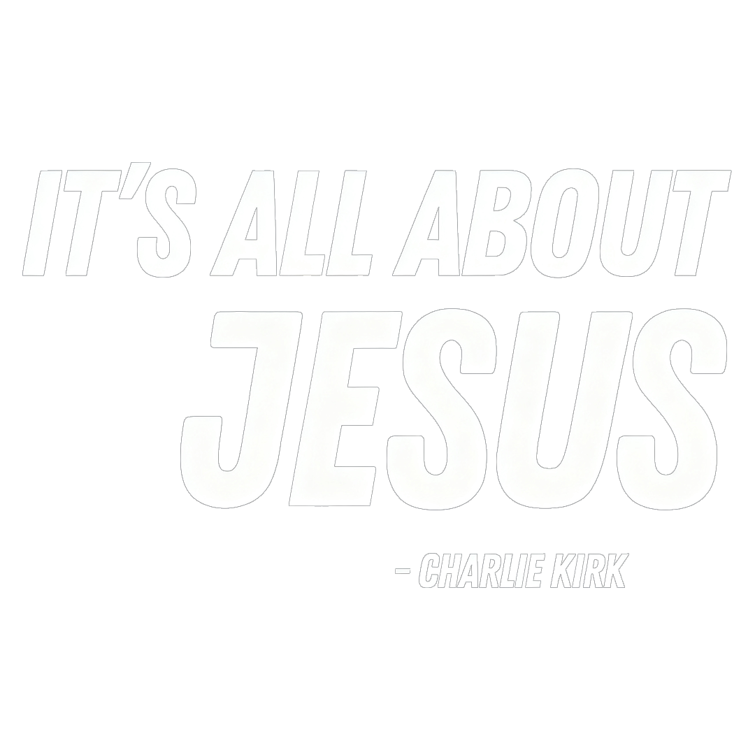 It's All About Jesus Charlie Kick Sticker