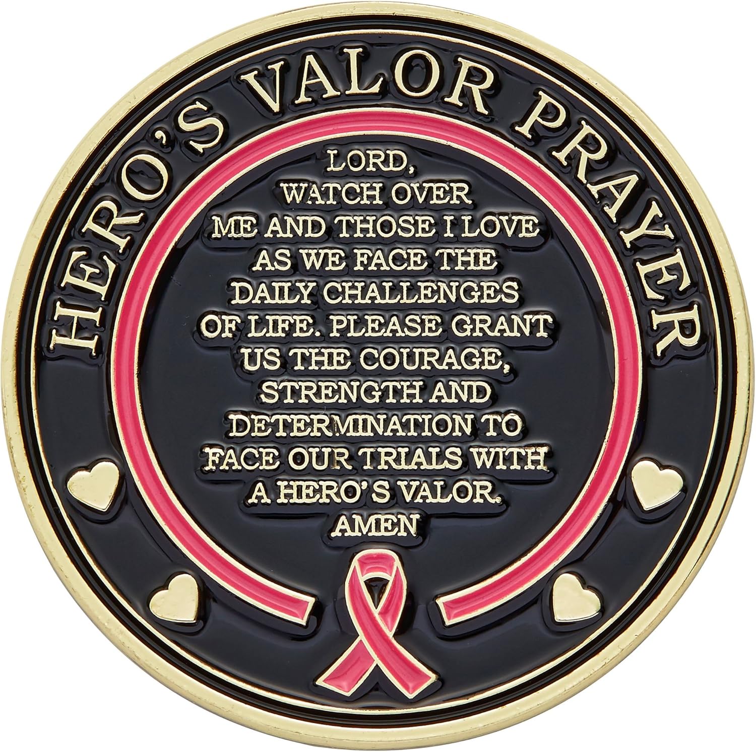 Hero's Valor St. Agatha Matron Saint of Breast Cancer Challenge Coin