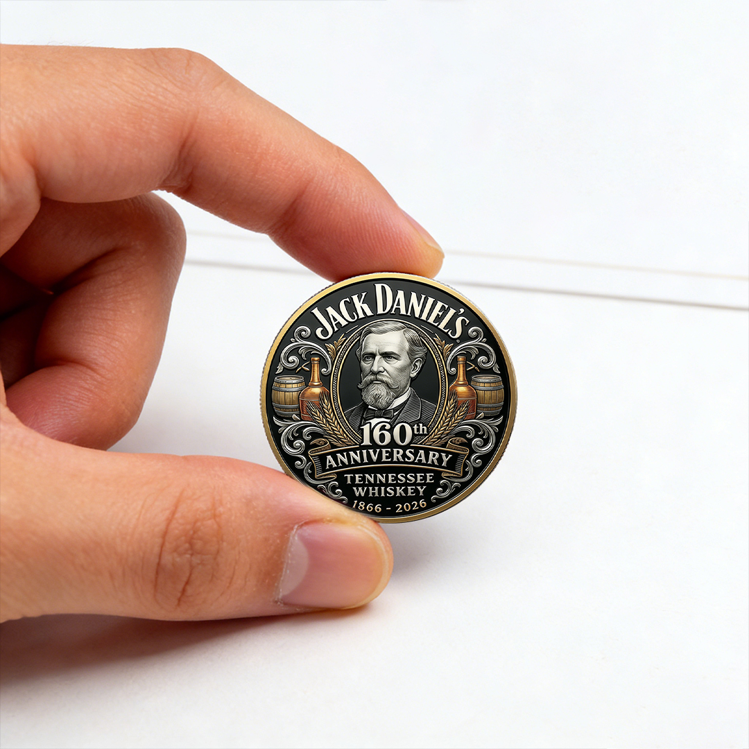 Jack Daniel’s 160th Anniversary 1866-2026 Single Barrel Limited Edition Commemorative Coin