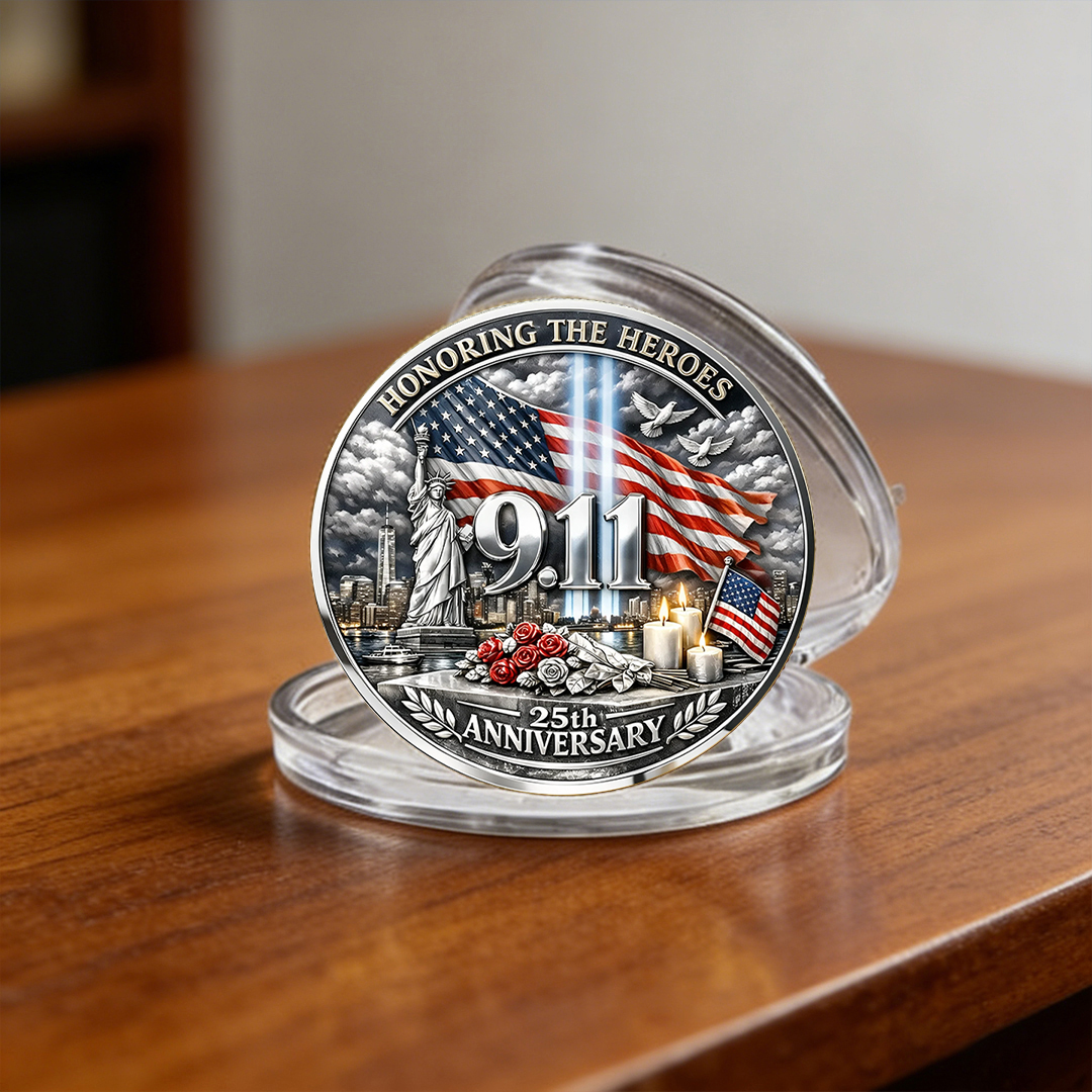 ❤️Last Day 60% OFF - 9/11 Never Forget – 25th Anniversary Commemorative Coin