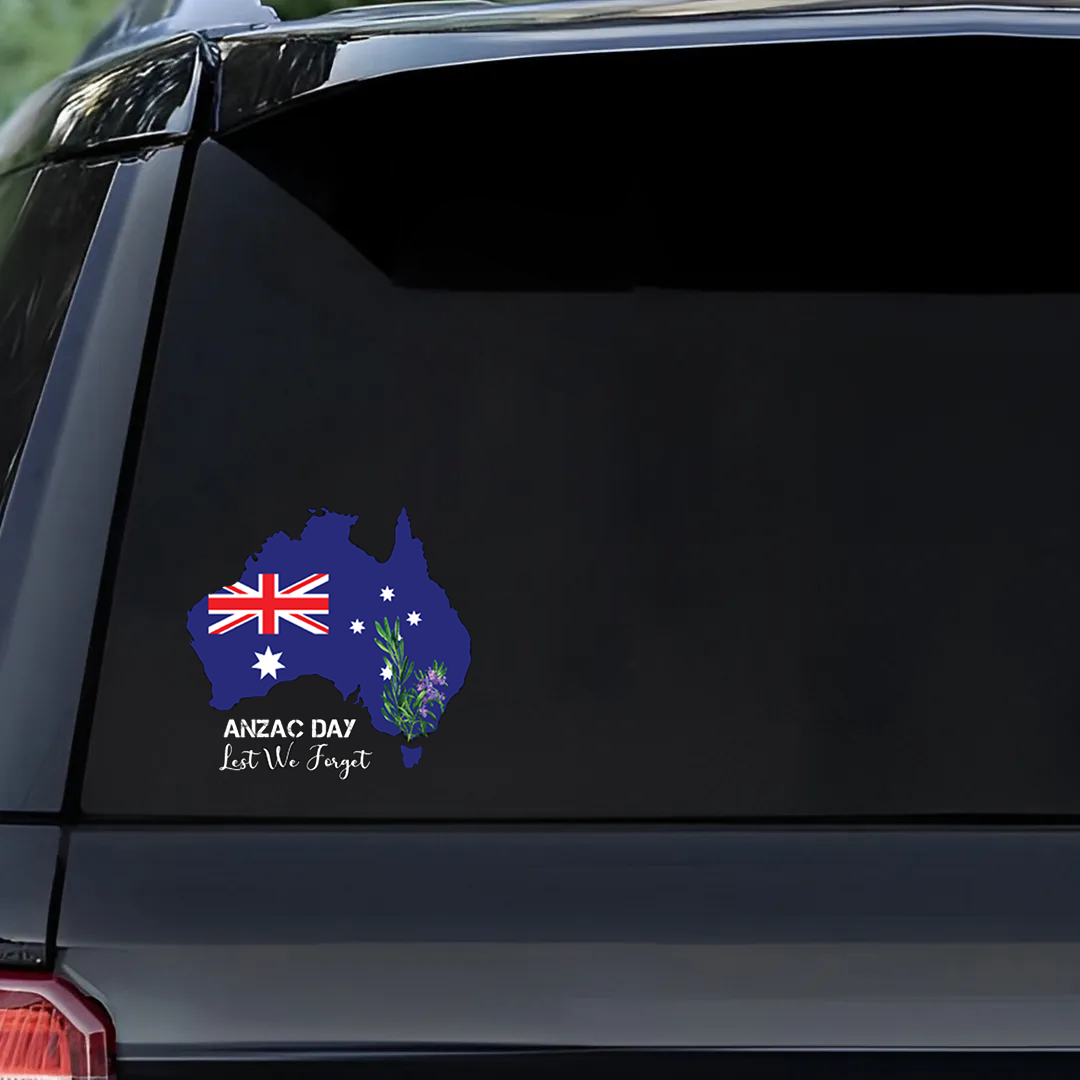 Lest We Forget  Sticker, Anzac Day Veteran Sticker