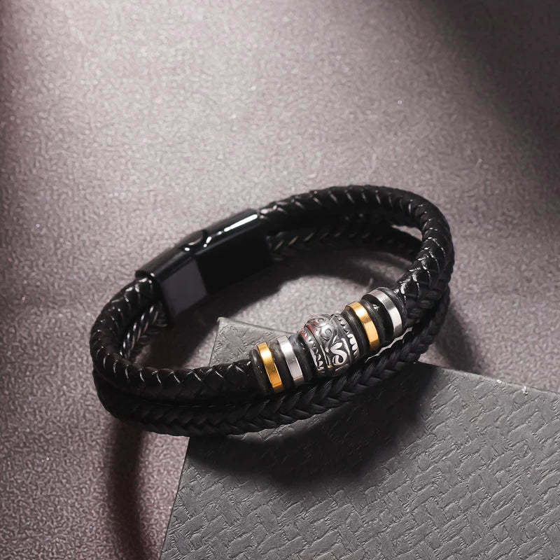 For Son - Laugh, Love, Live Vintage Bracelet