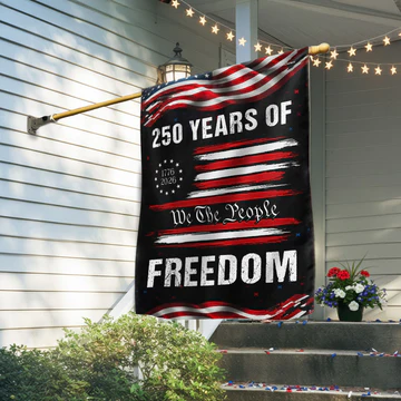 250 Years of Freedom Semiquincentennial Decor, 1776 2026 We The People Patriotic Flag