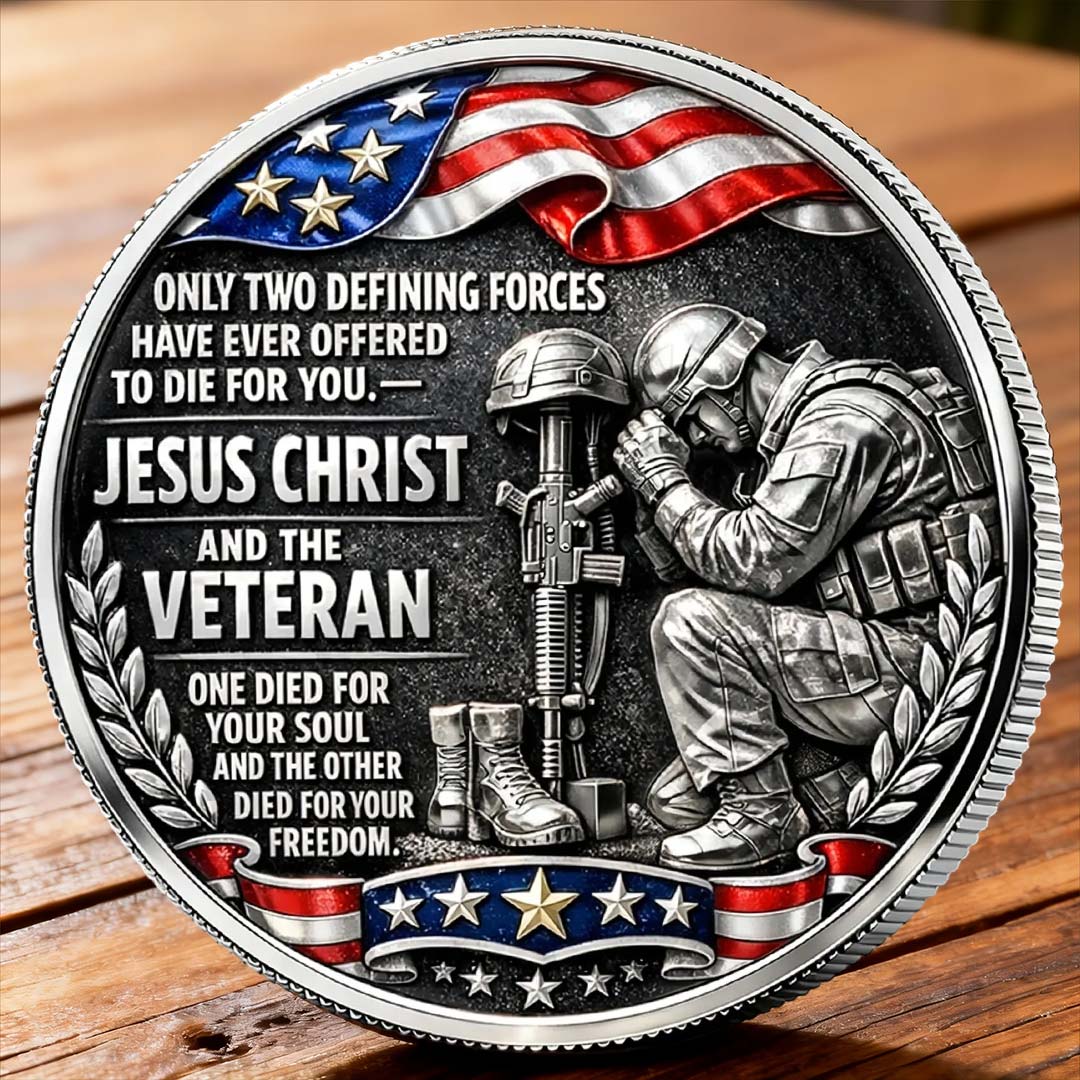 Jesus Christ & Veteran Tribute Coin