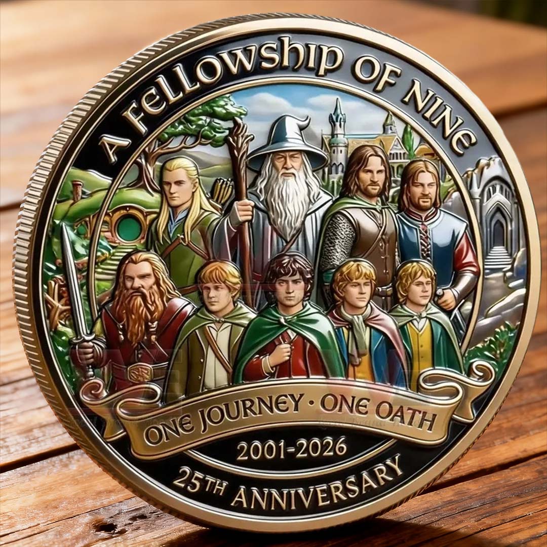 The Lord of the Rings One Journey, One Ring 25th Anniversary Commemorative Coin