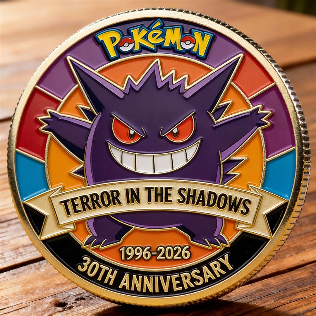 Pokemon 30th Anniversary Legacy Collection Coin Gengar