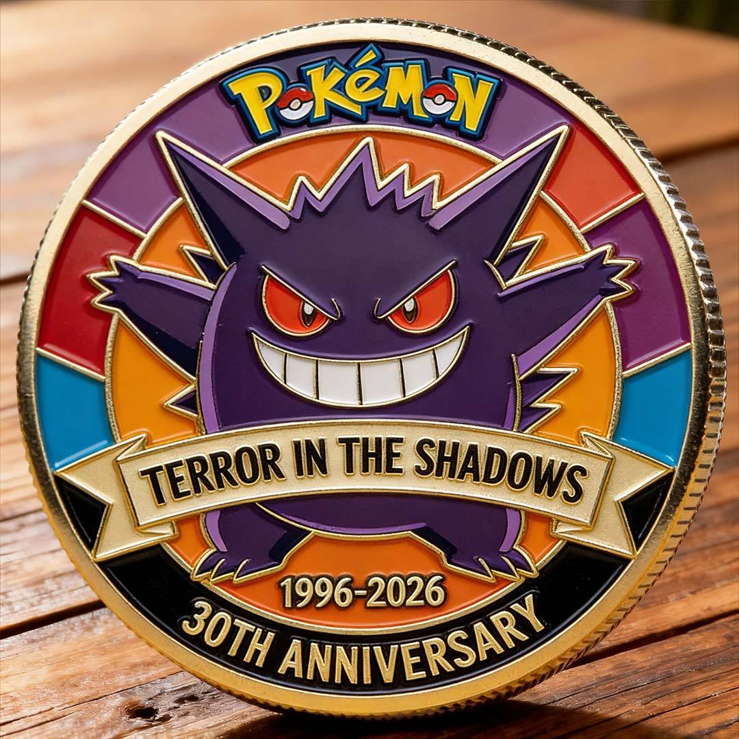 Pokemon 30th Anniversary Legacy Collection Coin Gengar