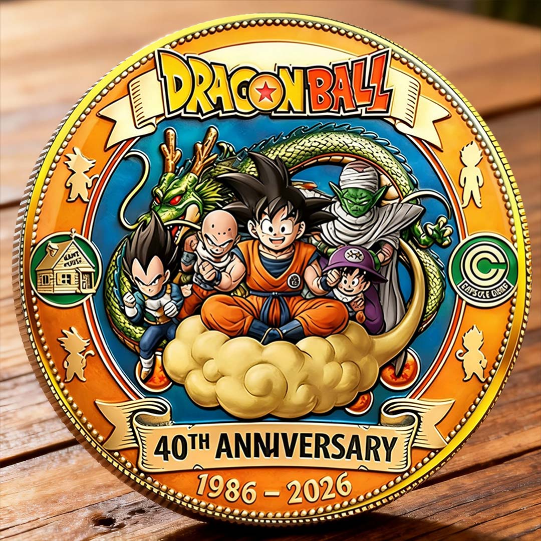 Dragon Ball 40th Anniversary Printed Commemorative Coin