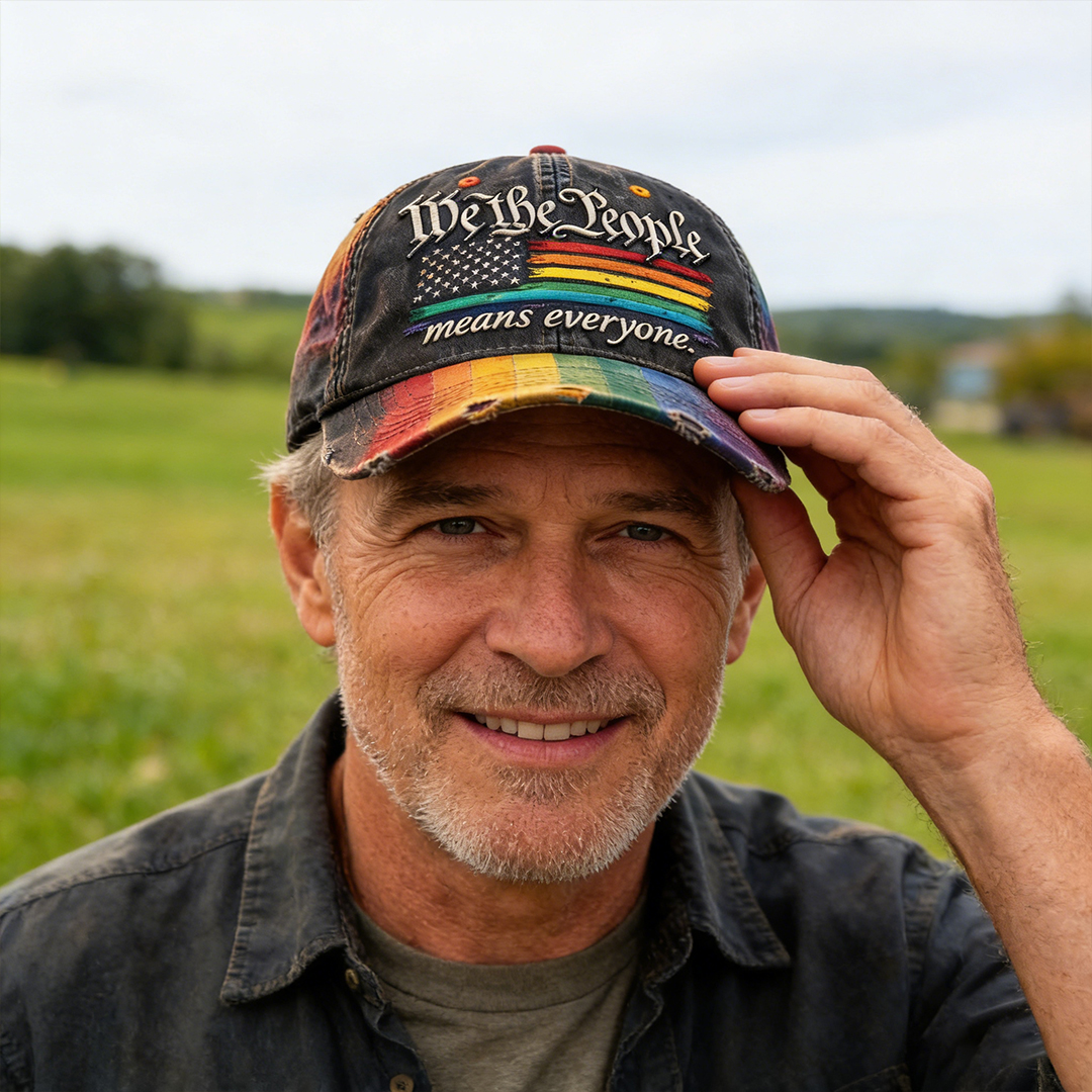 Rainbow Pride Month Gay Art Print Hat