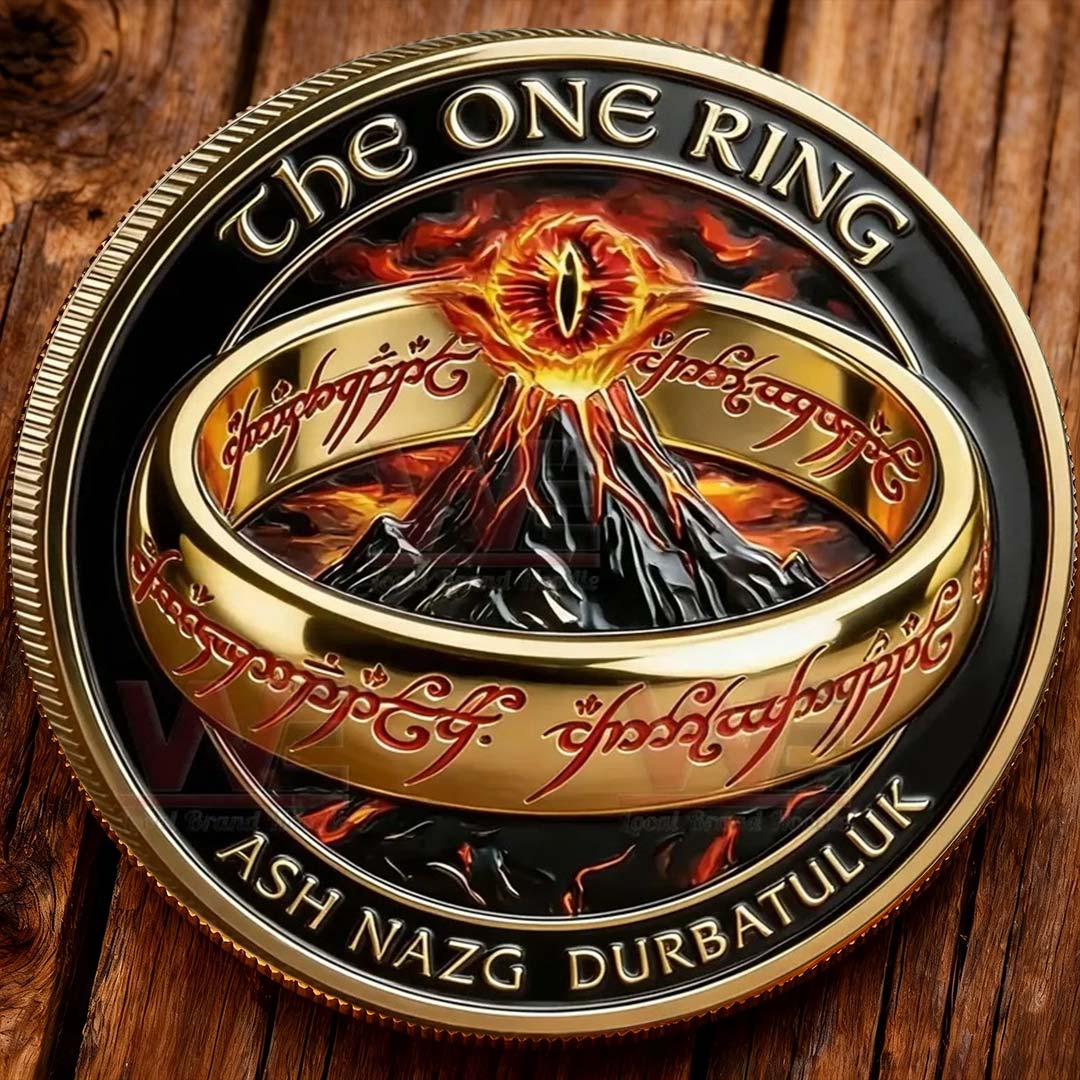The Lord of the Rings One Journey, One Ring 25th Anniversary Commemorative Coin