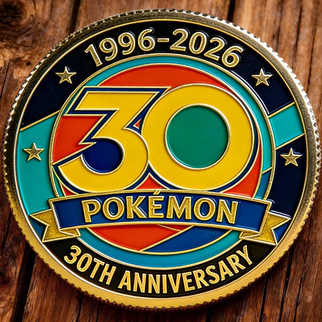 Pokemon 30th Anniversary Legacy Collection Coin Gengar