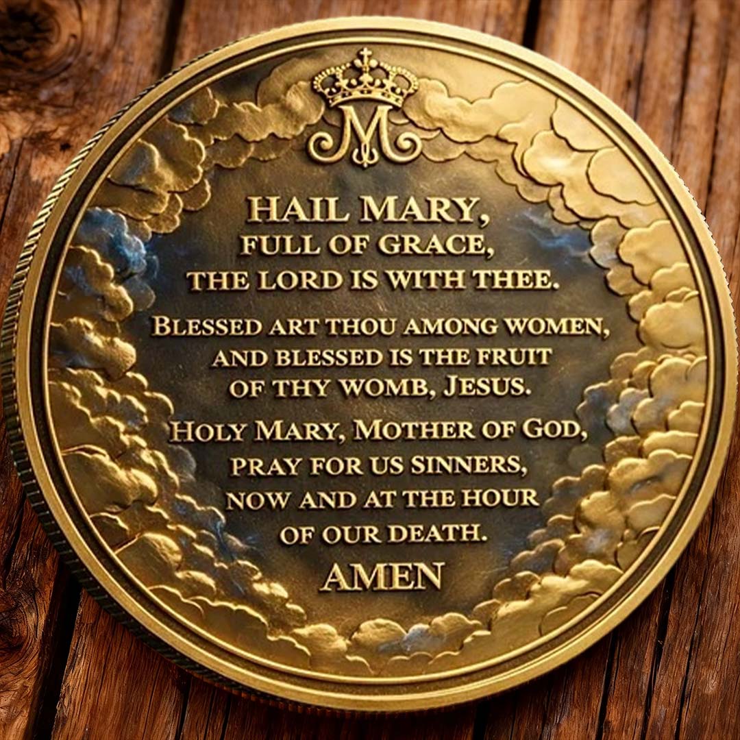 ⚡️Last Day 60% OFF - Blessed Virgin Mary Challenge Coin