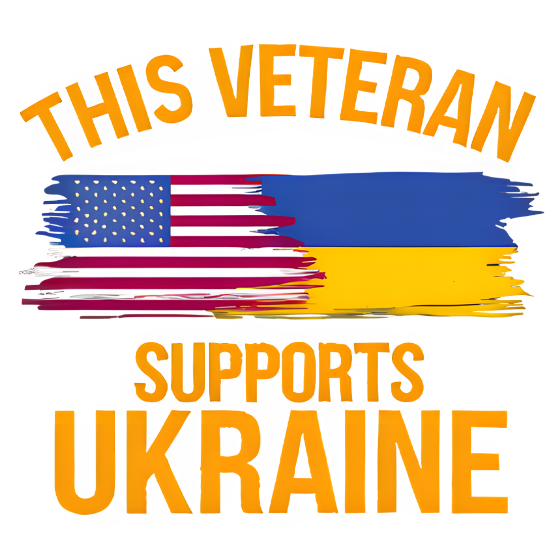 This Veteran Supports Ukraine Sticker