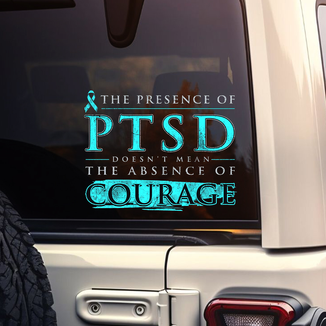 Fighting Against PTSD Sticker