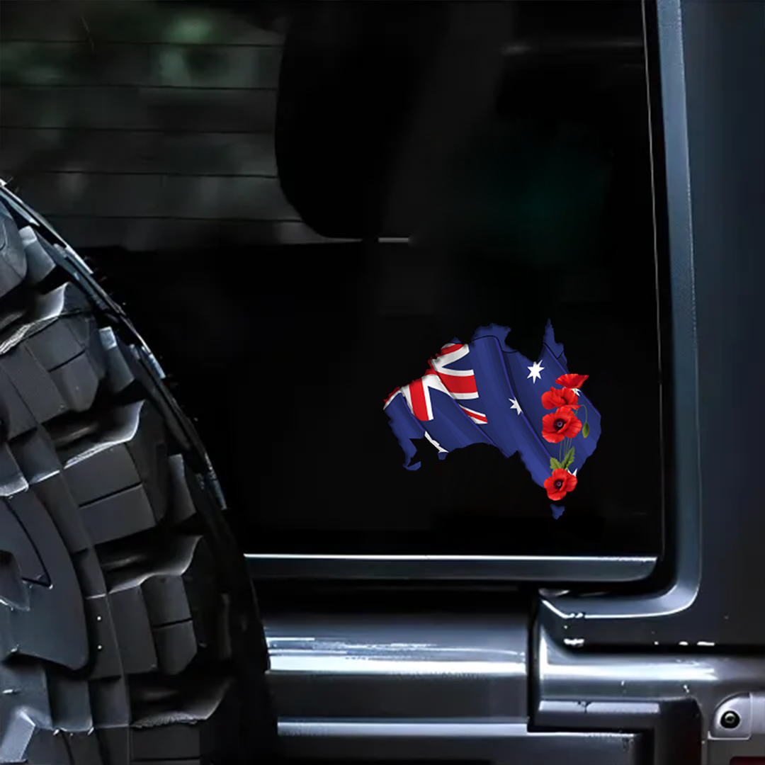 Lest We Forget  Sticker, Anzac Day Veteran Sticker