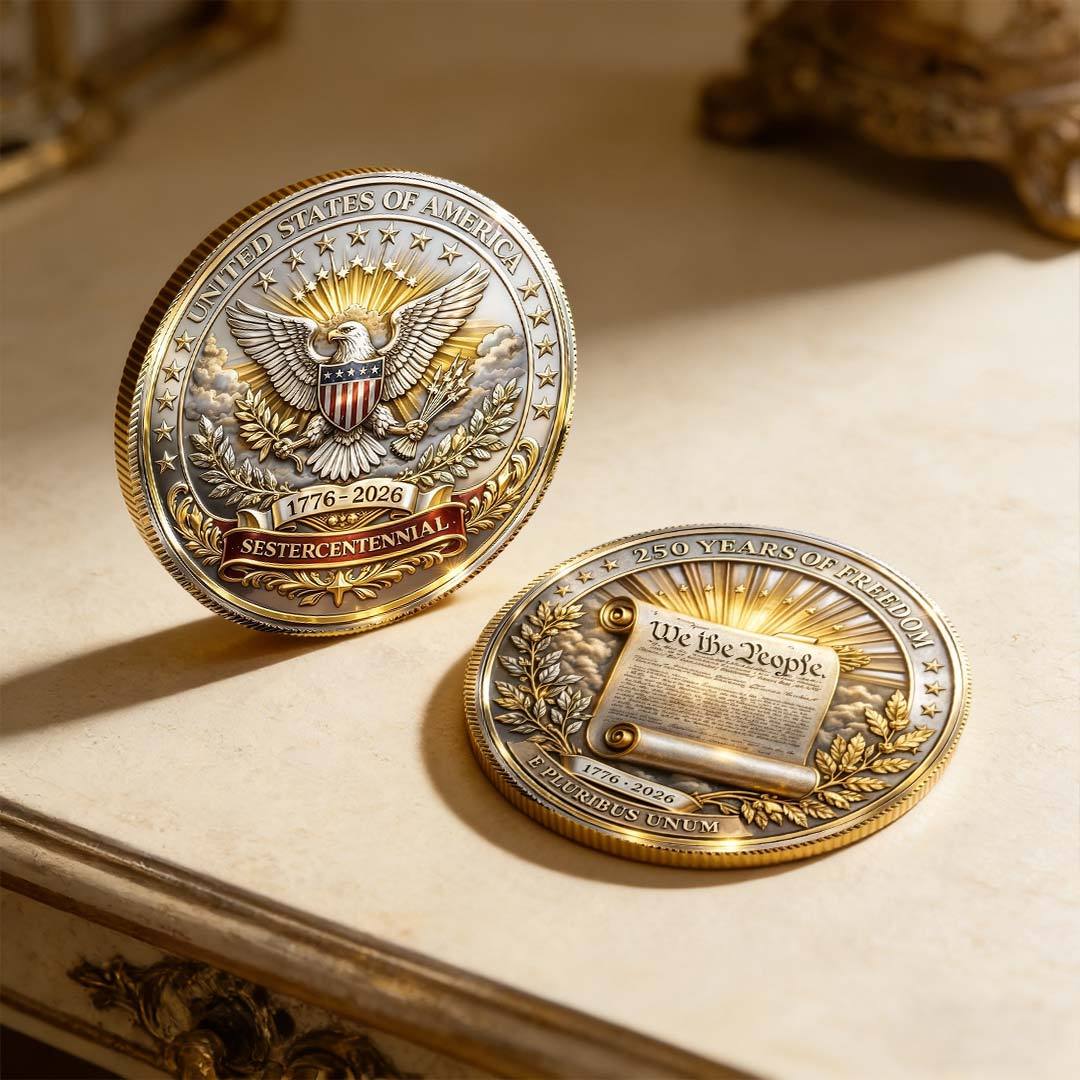 🏆Flash Sale 60% OFF - U.S We Are The People 250th Anniversary Commemorative Coin