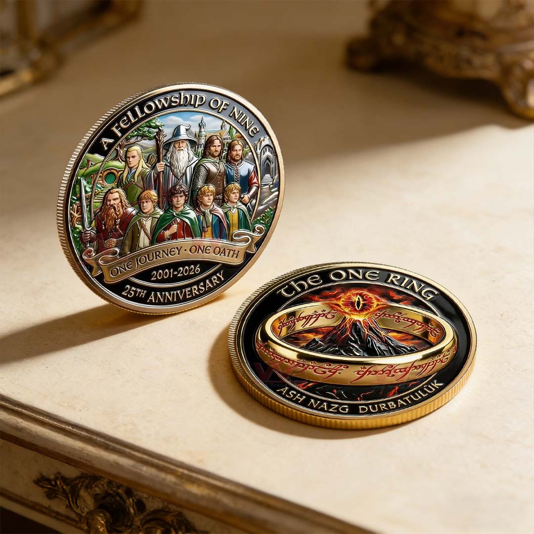 The Lord of the Rings One Journey, One Ring 25th Anniversary Commemorative Coin