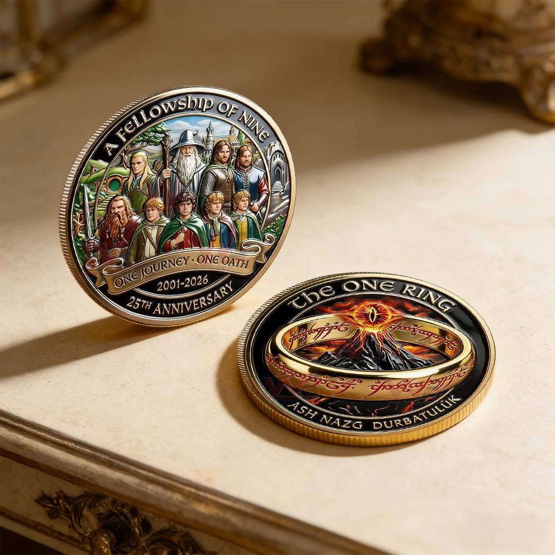 The Lord of the Rings One Journey, One Ring 25th Anniversary Commemorative Coin