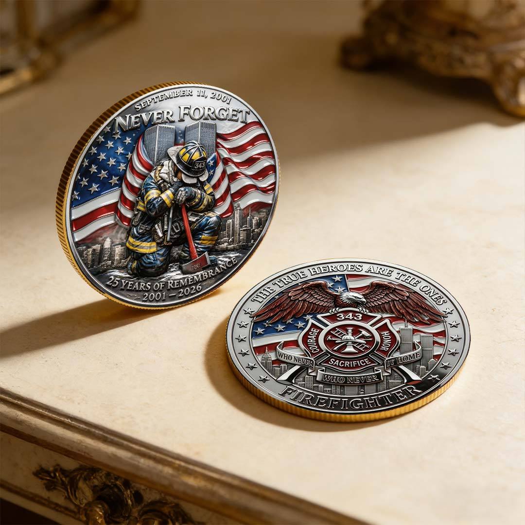 🕯️🙏9/11 Remembrance Coin – 25th Anniversary Tribute Edition 