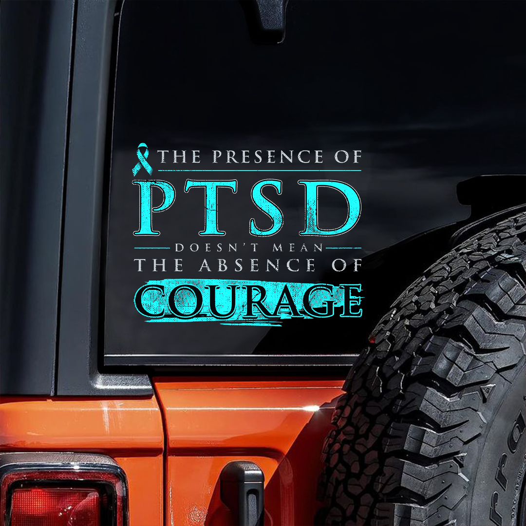 Fighting Against PTSD Sticker
