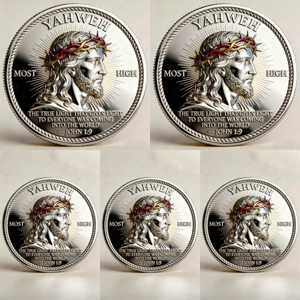 🙏“Yahweh – The Living Light” Faith Commemorative Coin