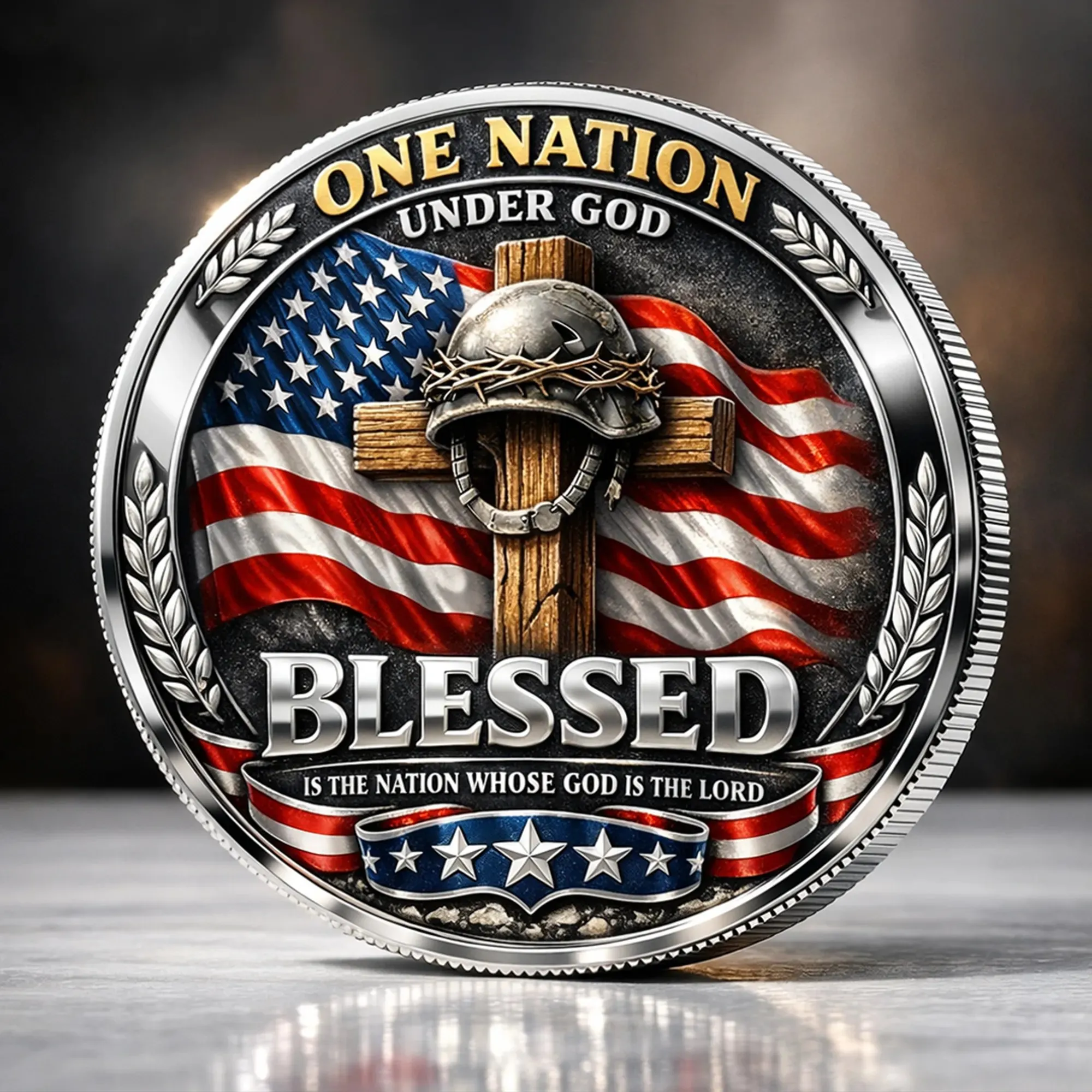 Jesus Christ & Veteran Tribute Coin