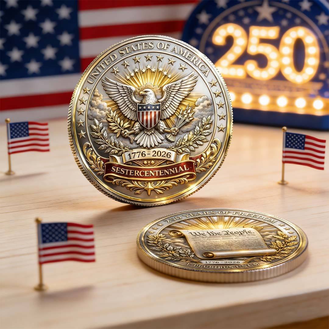 🏆Flash Sale 60% OFF - U.S We Are The People 250th Anniversary Commemorative Coin