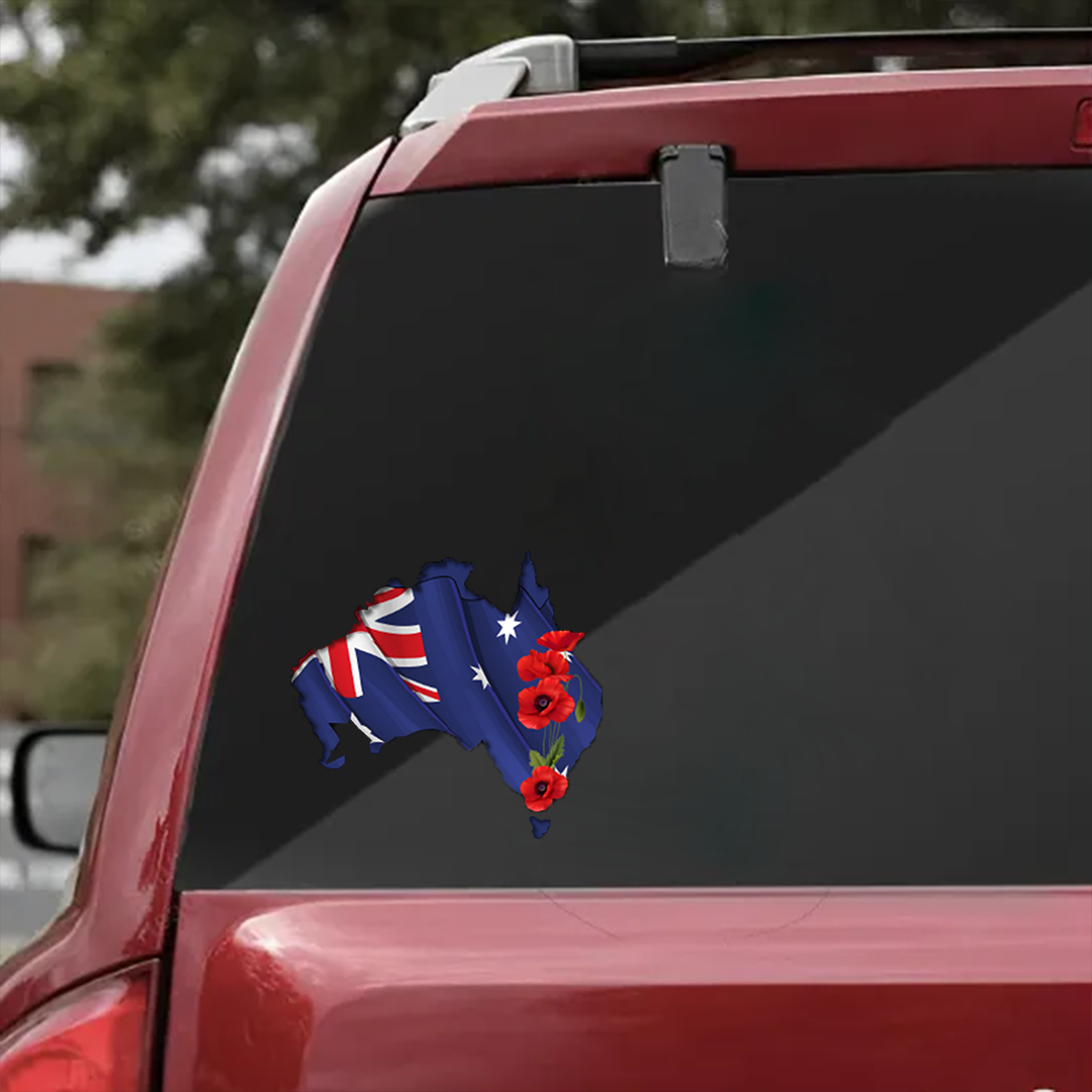 Lest We Forget  Sticker, Anzac Day Veteran Sticker