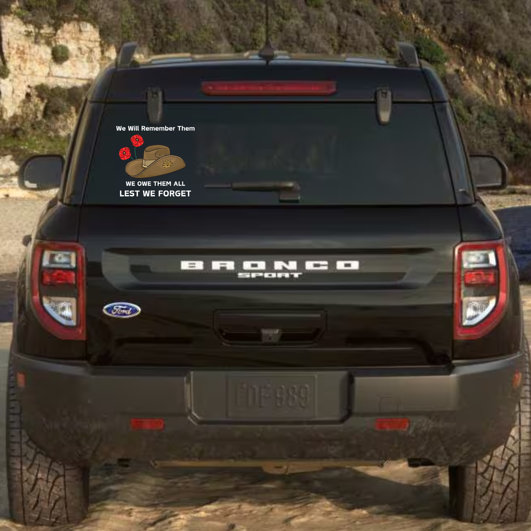 Honor and Remember Our Heroes Car Decal