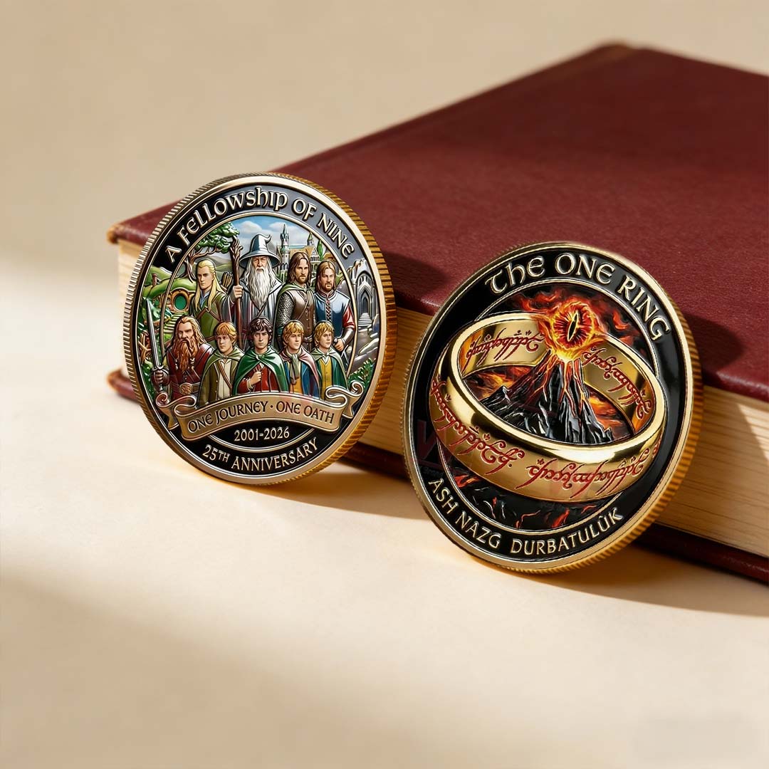 The Lord of the Rings One Journey, One Ring 25th Anniversary Commemorative Coin