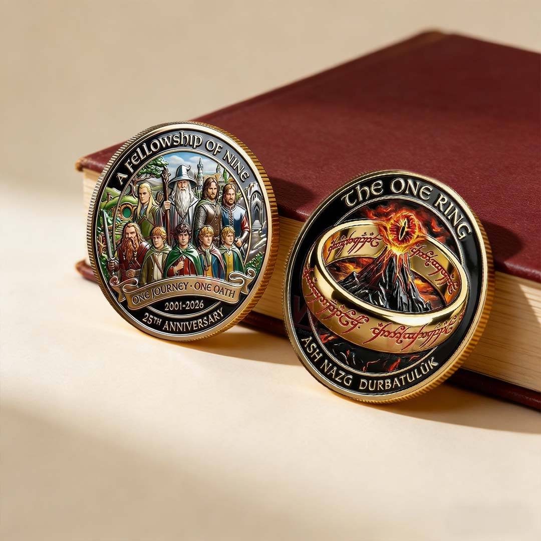 The Lord of the Rings One Journey, One Ring 25th Anniversary Commemorative Coin