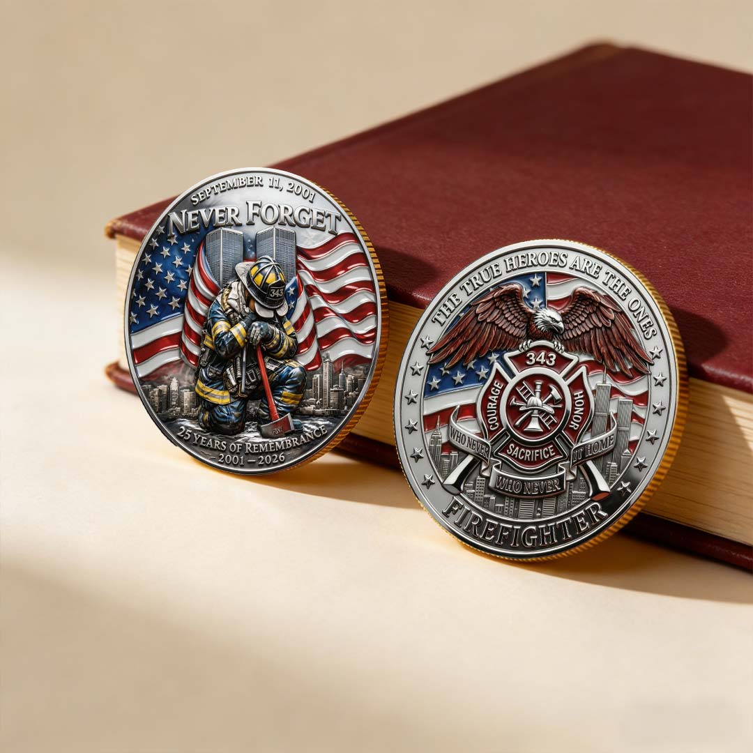 🕯️🙏9/11 Remembrance Coin – 25th Anniversary Tribute Edition 