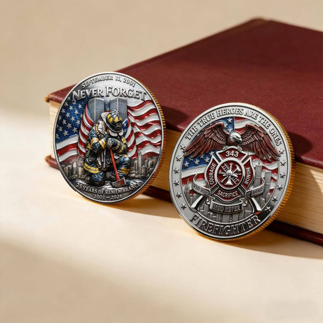 🕯️🙏9/11 Remembrance Coin – 25th Anniversary Tribute Edition 
