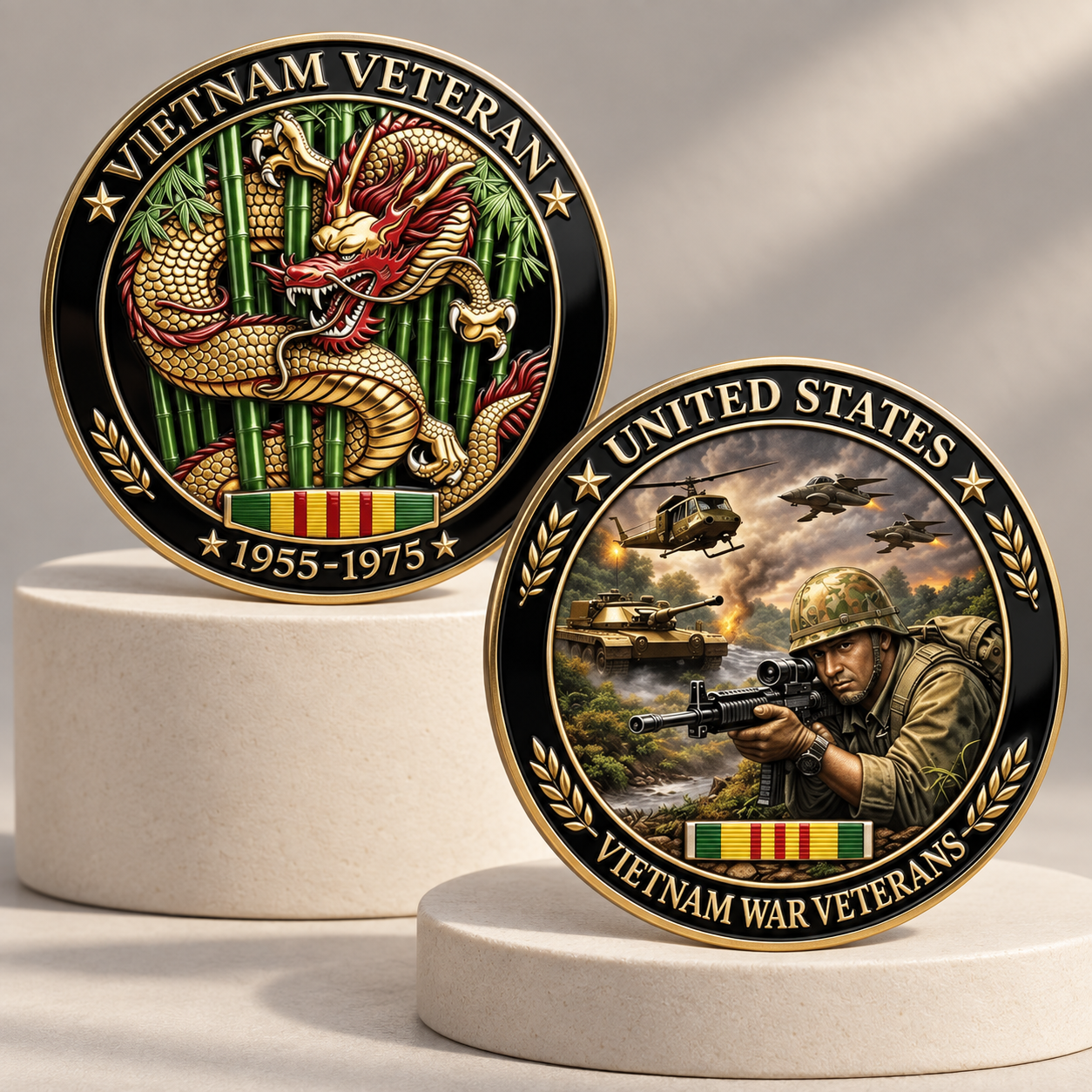 Vietnam Veteran Tribute Coin — Honor, Service & Sacrifice 🎖️