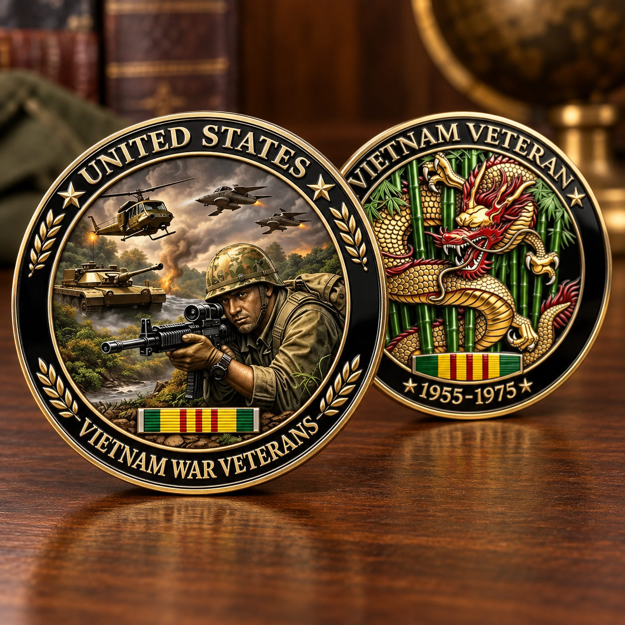 Vietnam Veteran Tribute Coin — Honor, Service & Sacrifice 🎖️
