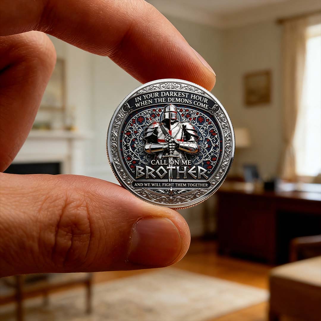 ⚡️Last Day 60% OFF - Brotherhood of Knights Commemorative Coin ⚔️🪙🛡️