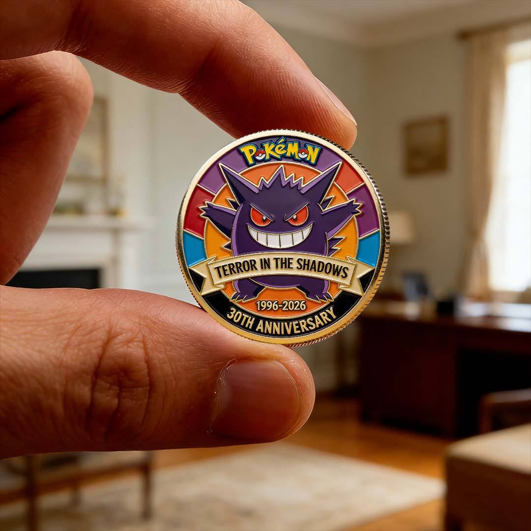 Pokemon 30th Anniversary Legacy Collection Coin Gengar