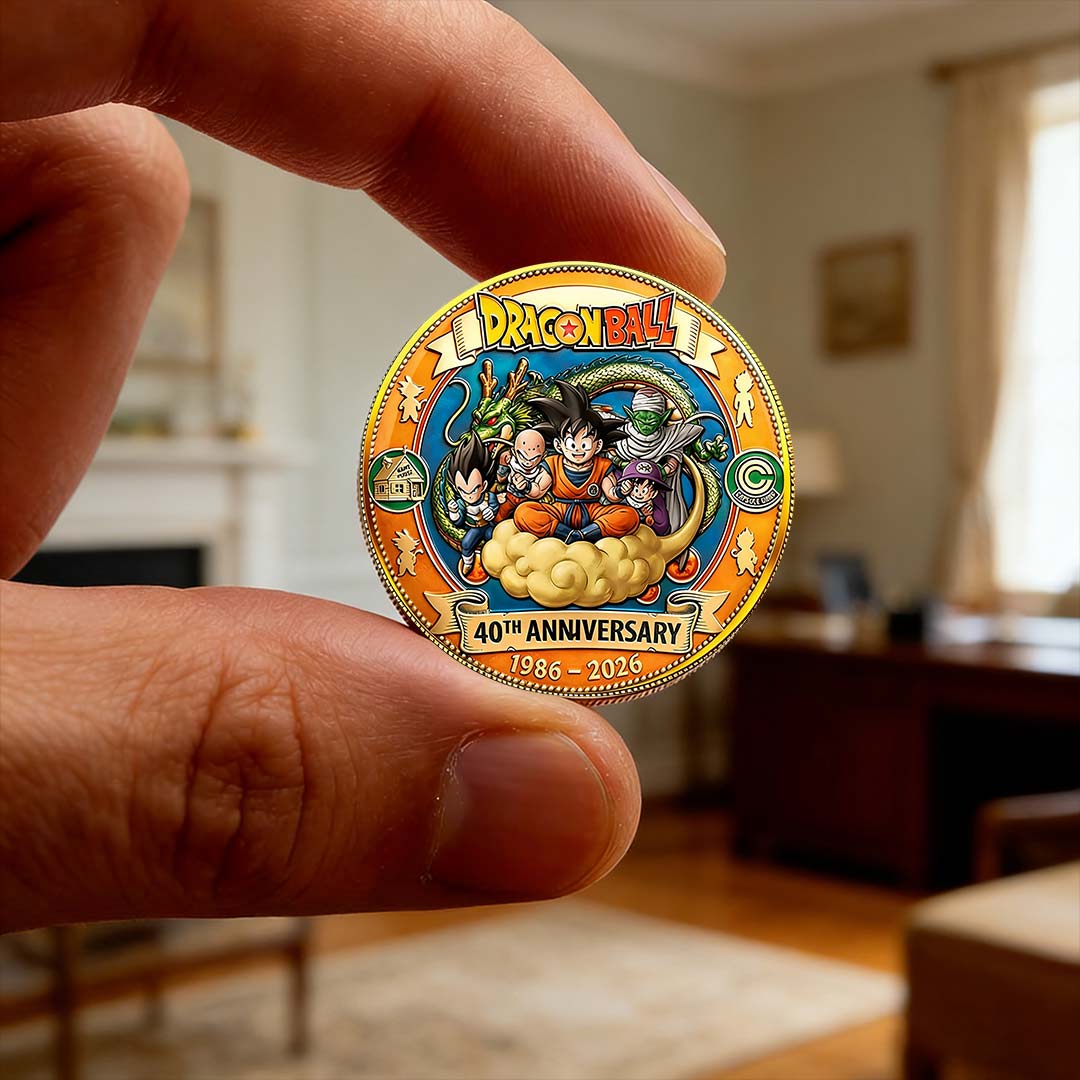 Dragon Ball 40th Anniversary Printed Commemorative Coin
