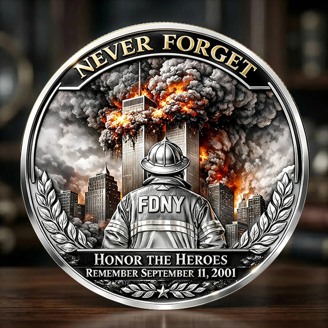❤️Last Day 60% OFF - 9/11 Never Forget – 25th Anniversary Commemorative Coin