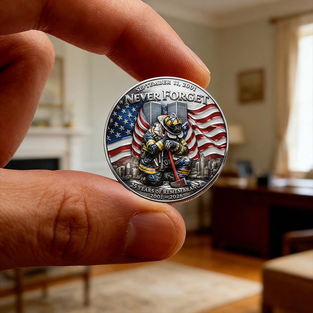 🕯️🙏9/11 Remembrance Coin – 25th Anniversary Tribute Edition 