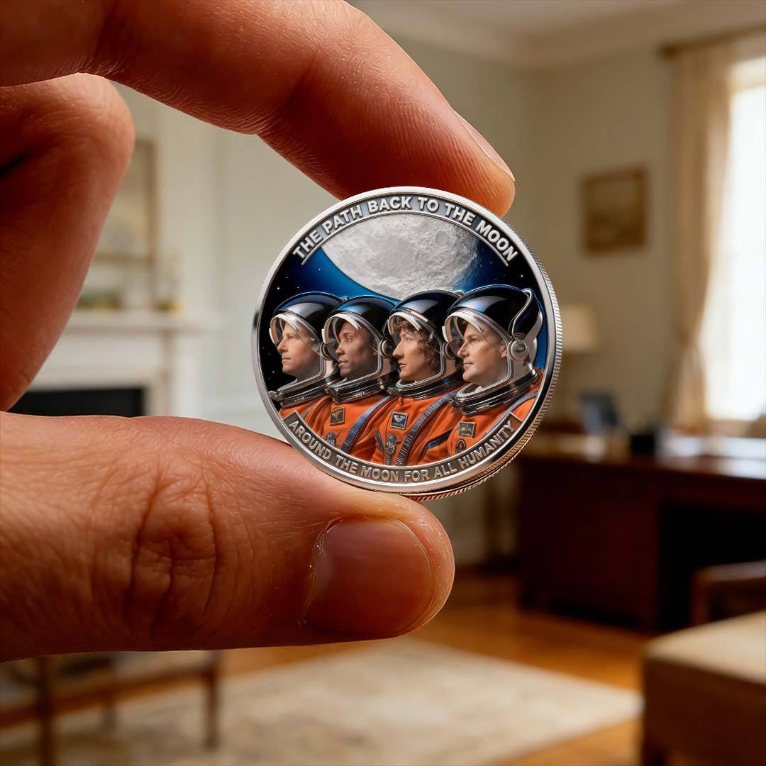 🚀Flash Sale 60% OFF 🌕 Artemis II Lunar Mission Commemorative Coin
