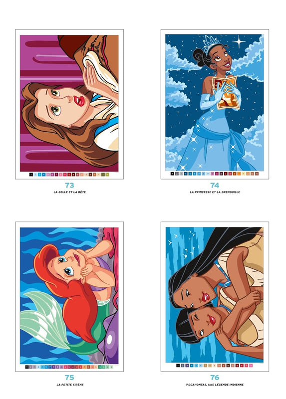 Princess Mystery Color-by-Number Coloring Book