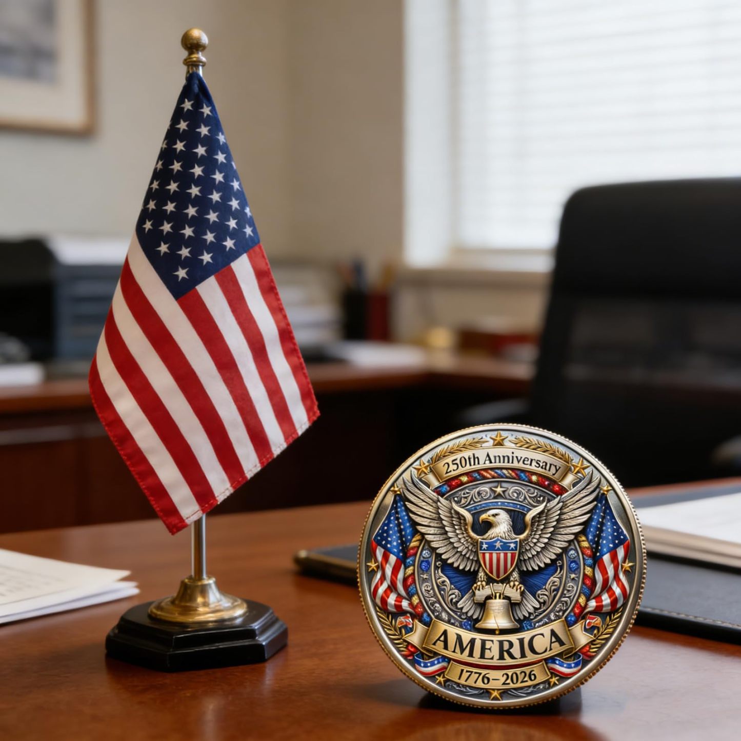 [BUY 2 GET 1 FREE]- U.S 250th Anniversary Commemorative Coin