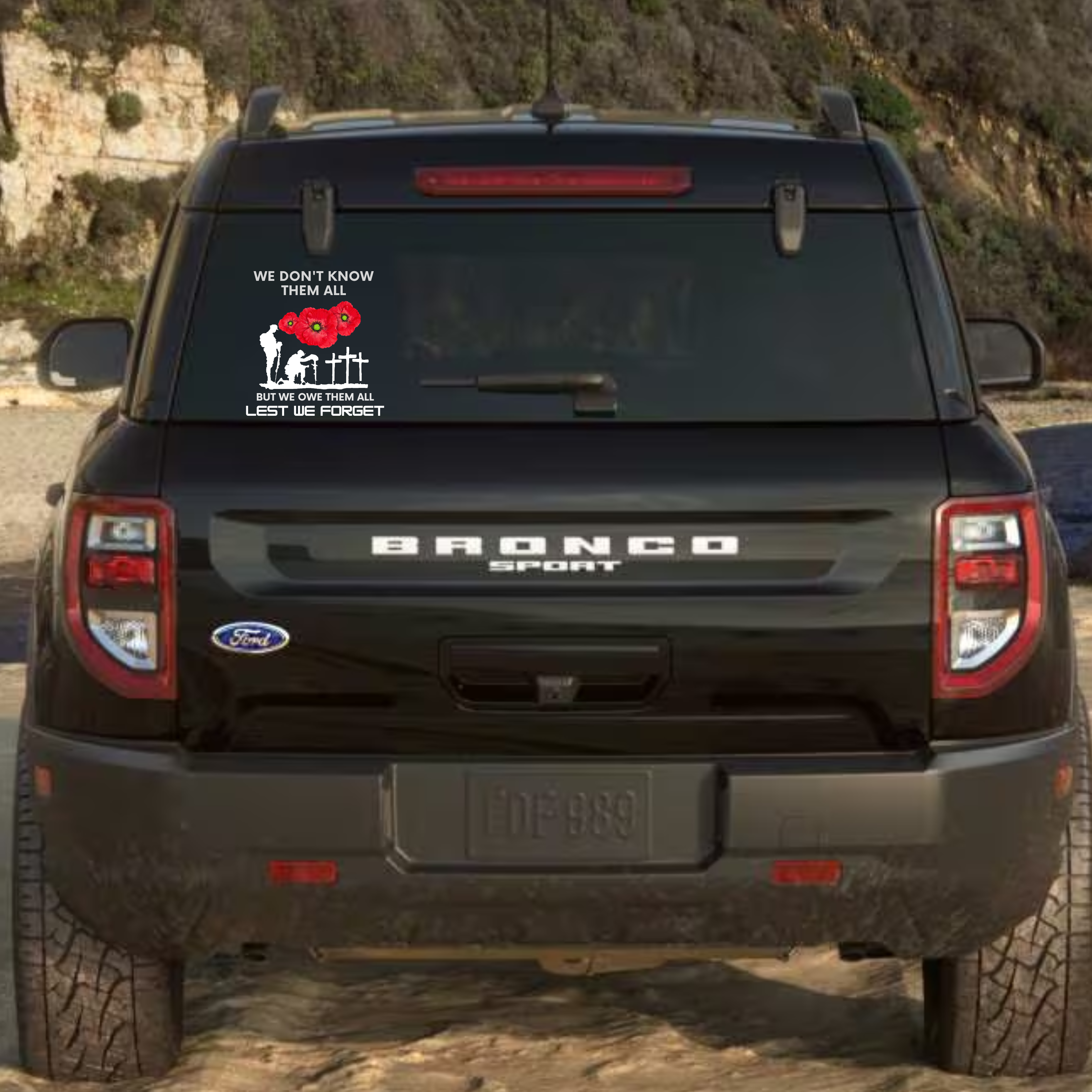 Honor and Remember Our Heroes Car Decal