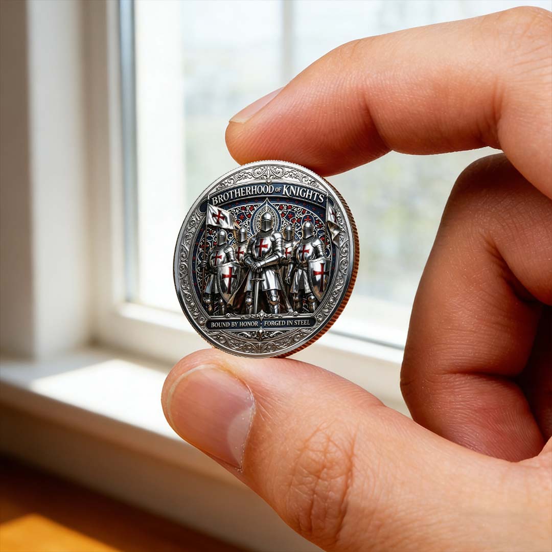 ⚡️Last Day 60% OFF - Brotherhood of Knights Commemorative Coin ⚔️🪙🛡️