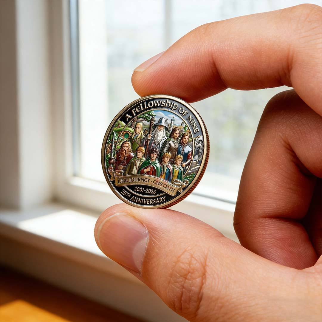 The Lord of the Rings One Journey, One Ring 25th Anniversary Commemorative Coin