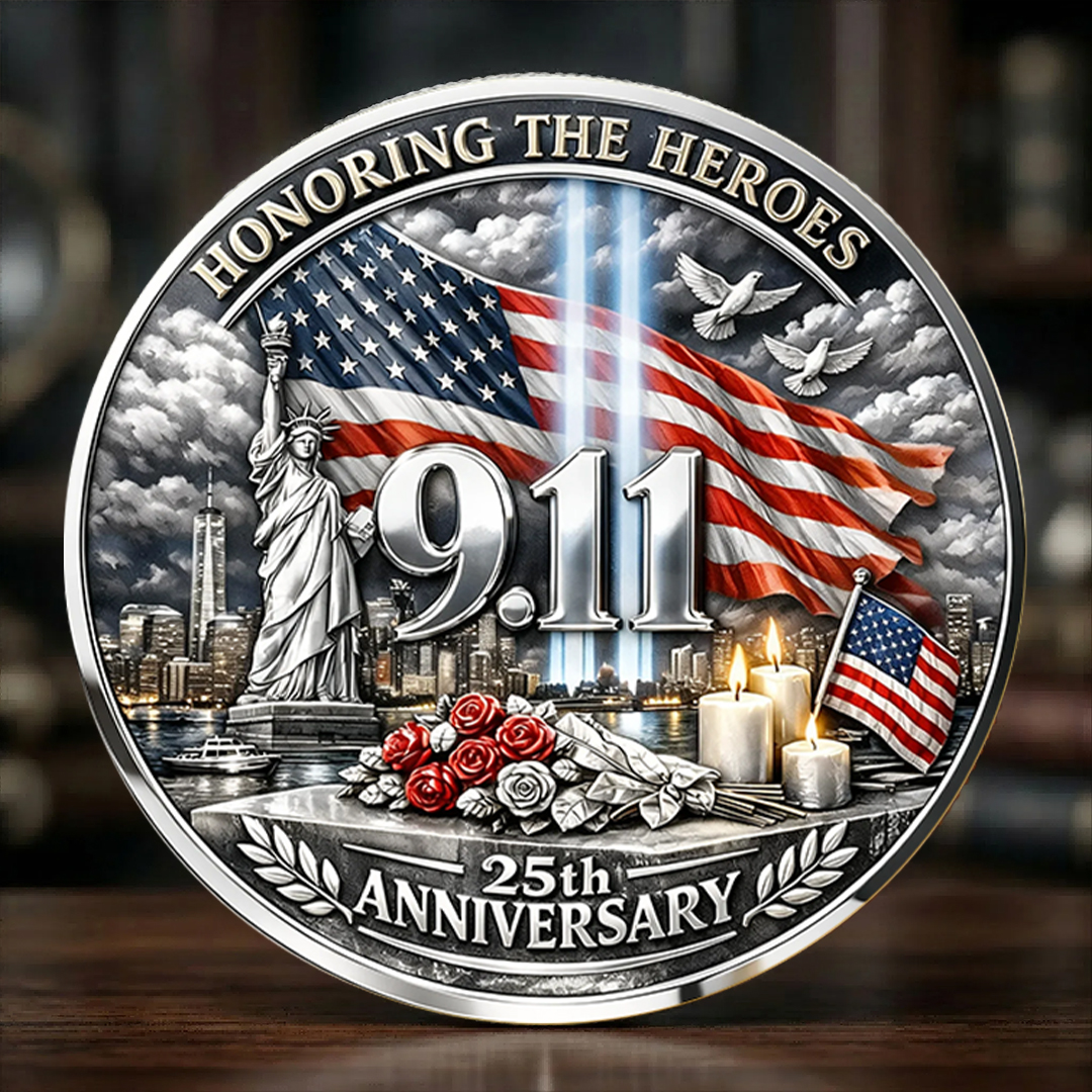 ❤️Last Day 60% OFF - 9/11 Never Forget – 25th Anniversary Commemorative Coin